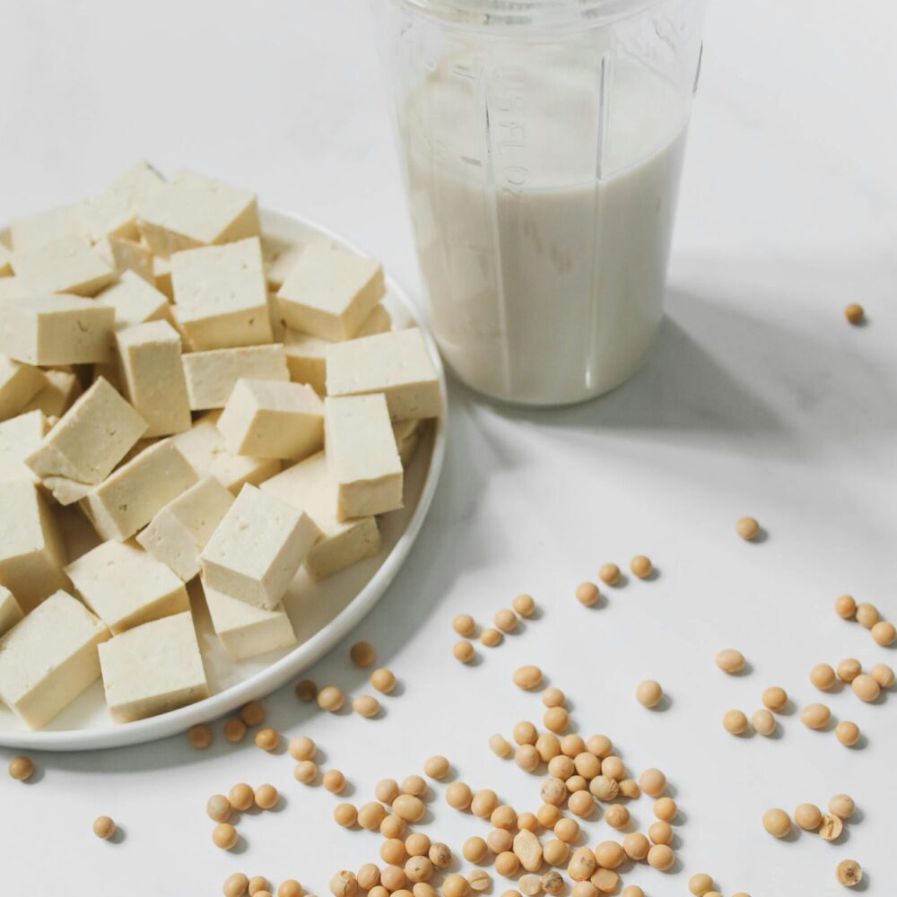 Tofu, Soybeans, Soy milk